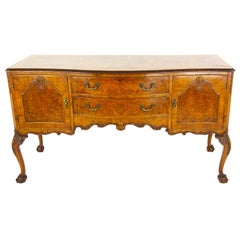 antique walnut buffet sideboard Antique Sideboard, Burr Walnut Sideboard, Walnut Buffet, Antique Furniture