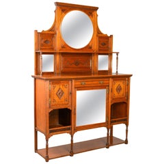 Enfilade ancien anglais, chiffonnier édouardien en noyer, haut, vers 1910