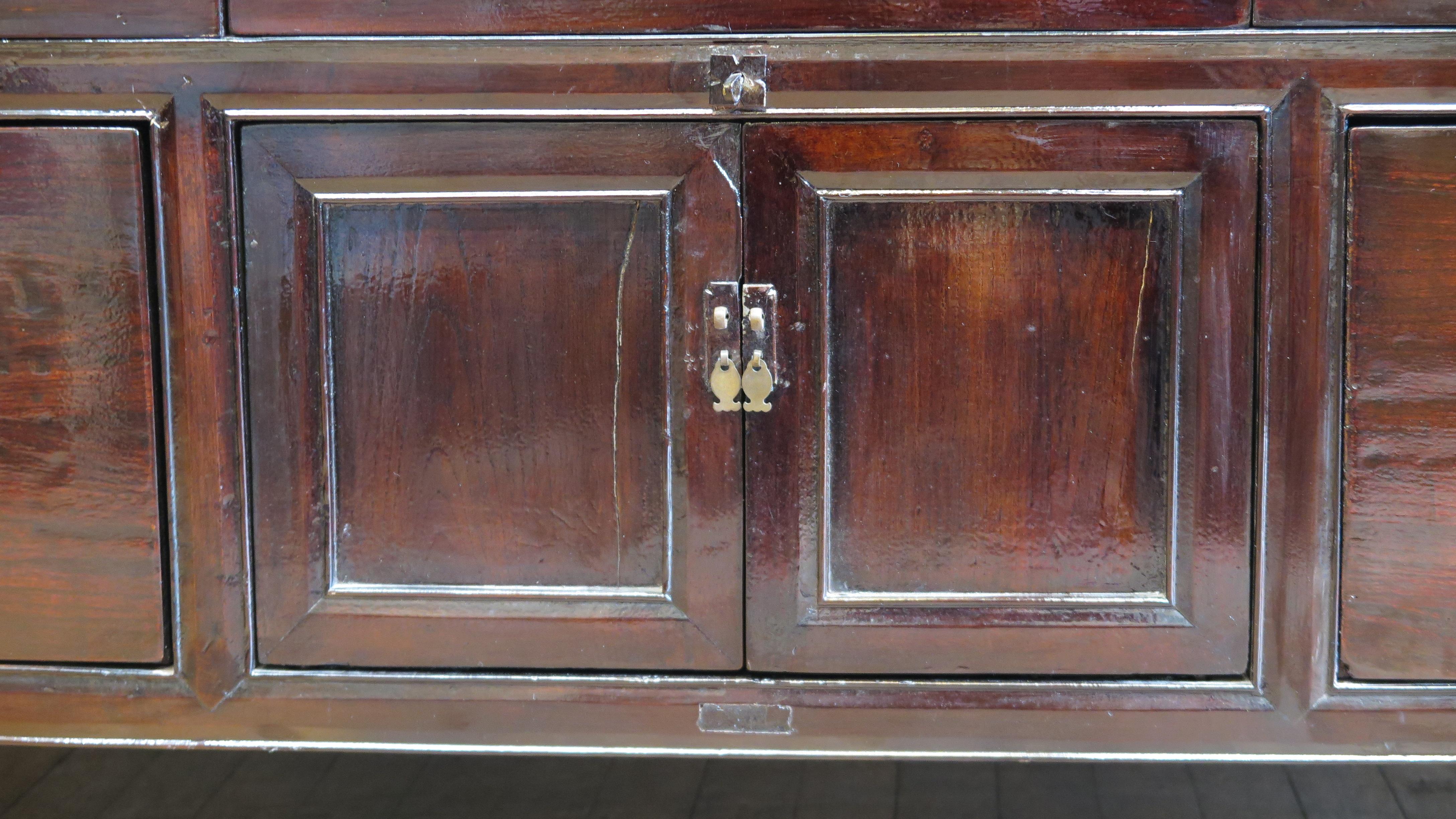 Elm Antique Sideboard