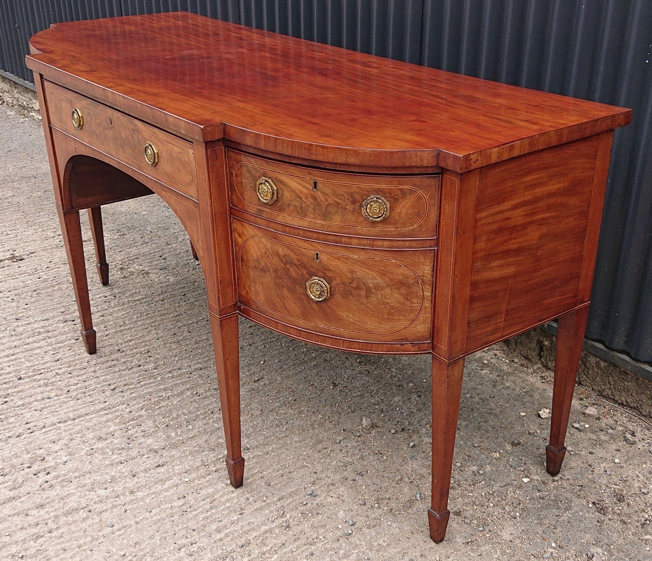 Antique Sideboard George III Period Mahogany For Sale 1