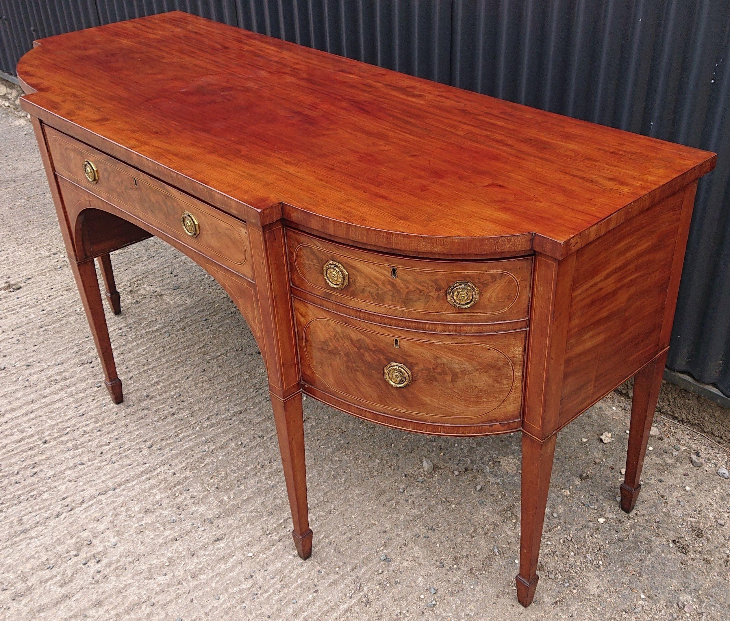 Antique Sideboard George III Period Mahogany For Sale 2