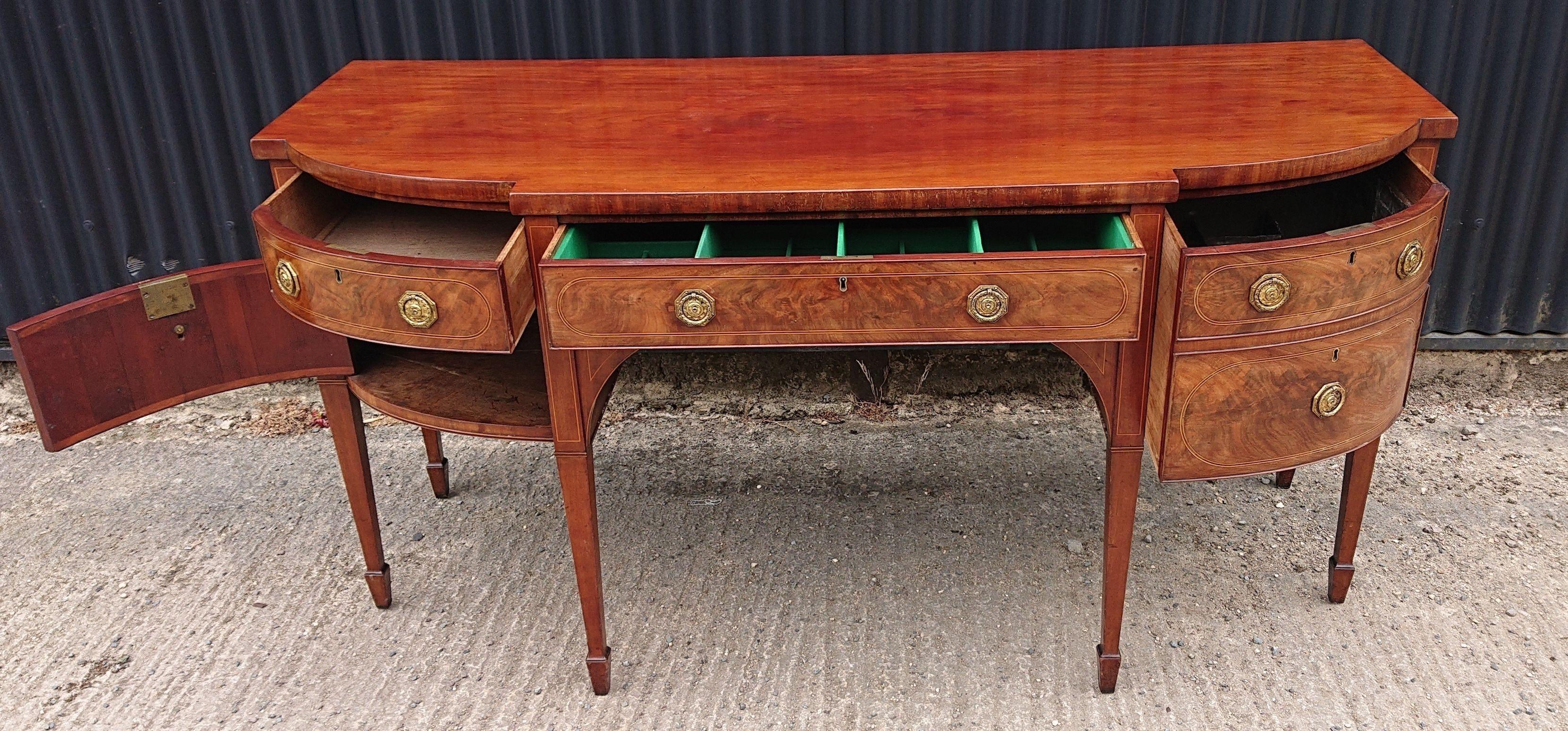 Antique Sideboard George III Period Mahogany For Sale 4