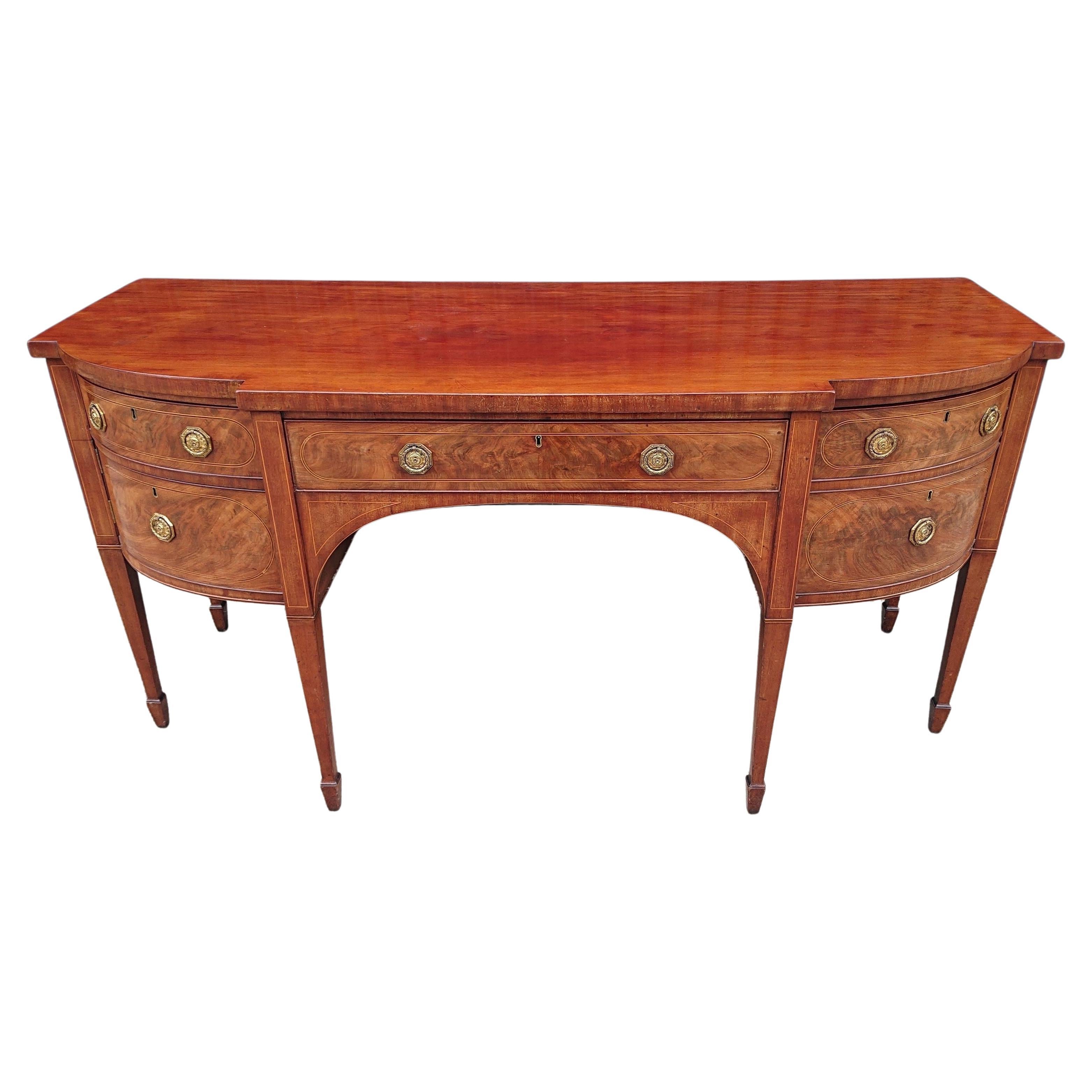 Antique Sideboard George III Period Mahogany For Sale