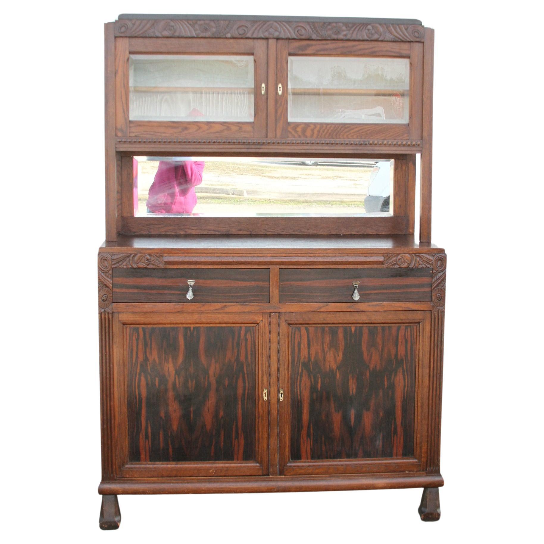 Buffet Antiquities avec dosseret en miroir