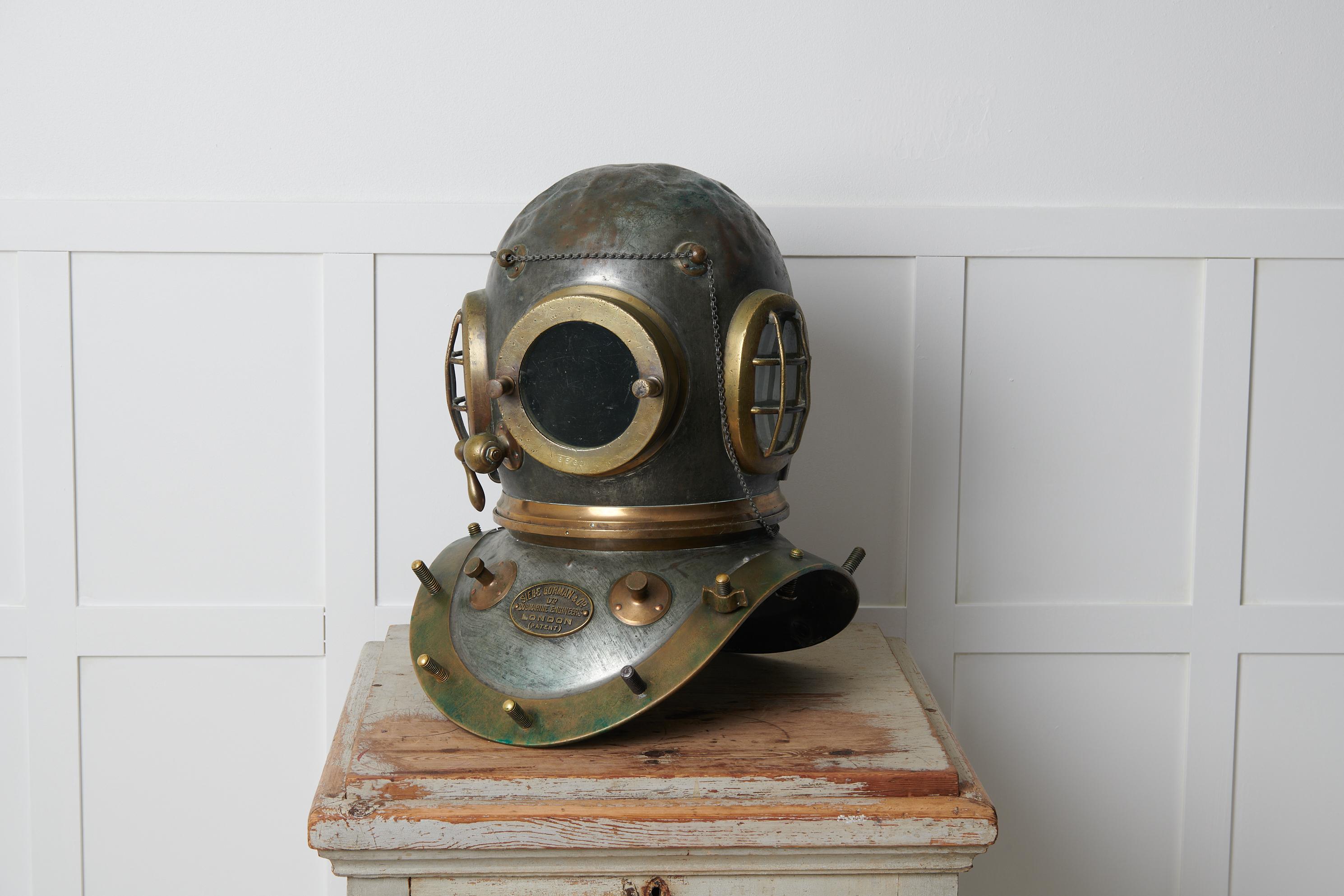 old submarine helmet