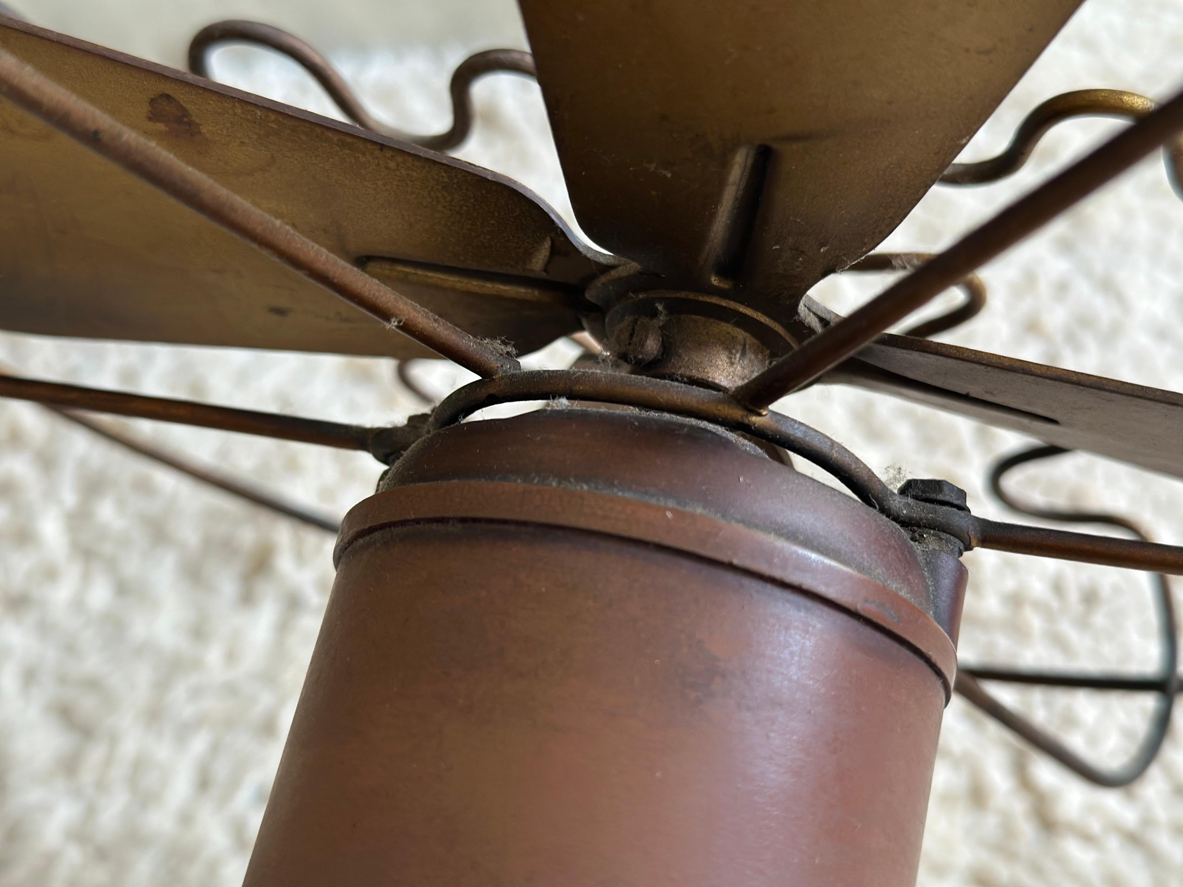 Antique Siemens Art Deco Bakelite & Brass Fan, 1920s For Sale 6