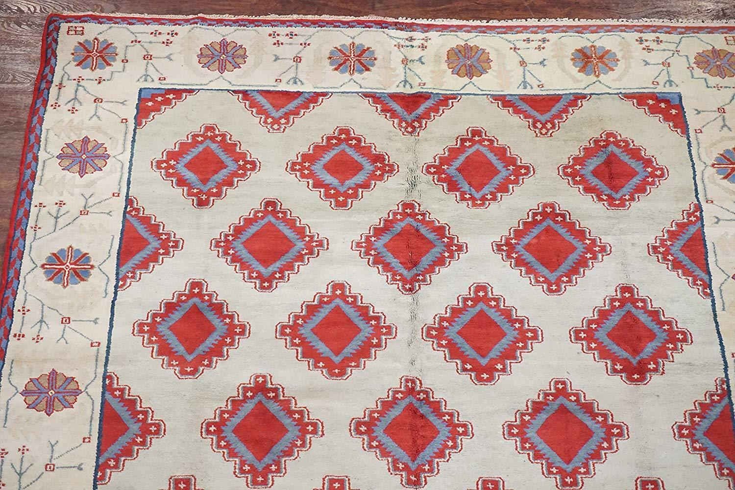 Antique Signed Cotton Agra, circa 1920 In Excellent Condition For Sale In Laguna Hills, CA