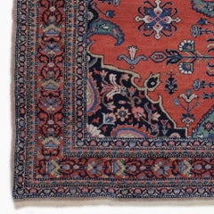 Antique Signed Ferahan Rug - Late 19th Century
