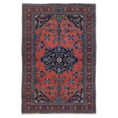 Antique Signed Ferahan Rug - Late 19th Century
