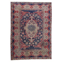 Antiker signierter Feshane Teppich - Spätes 19. Jahrhundert Osmanische Periode Signierter Feshane Teppich