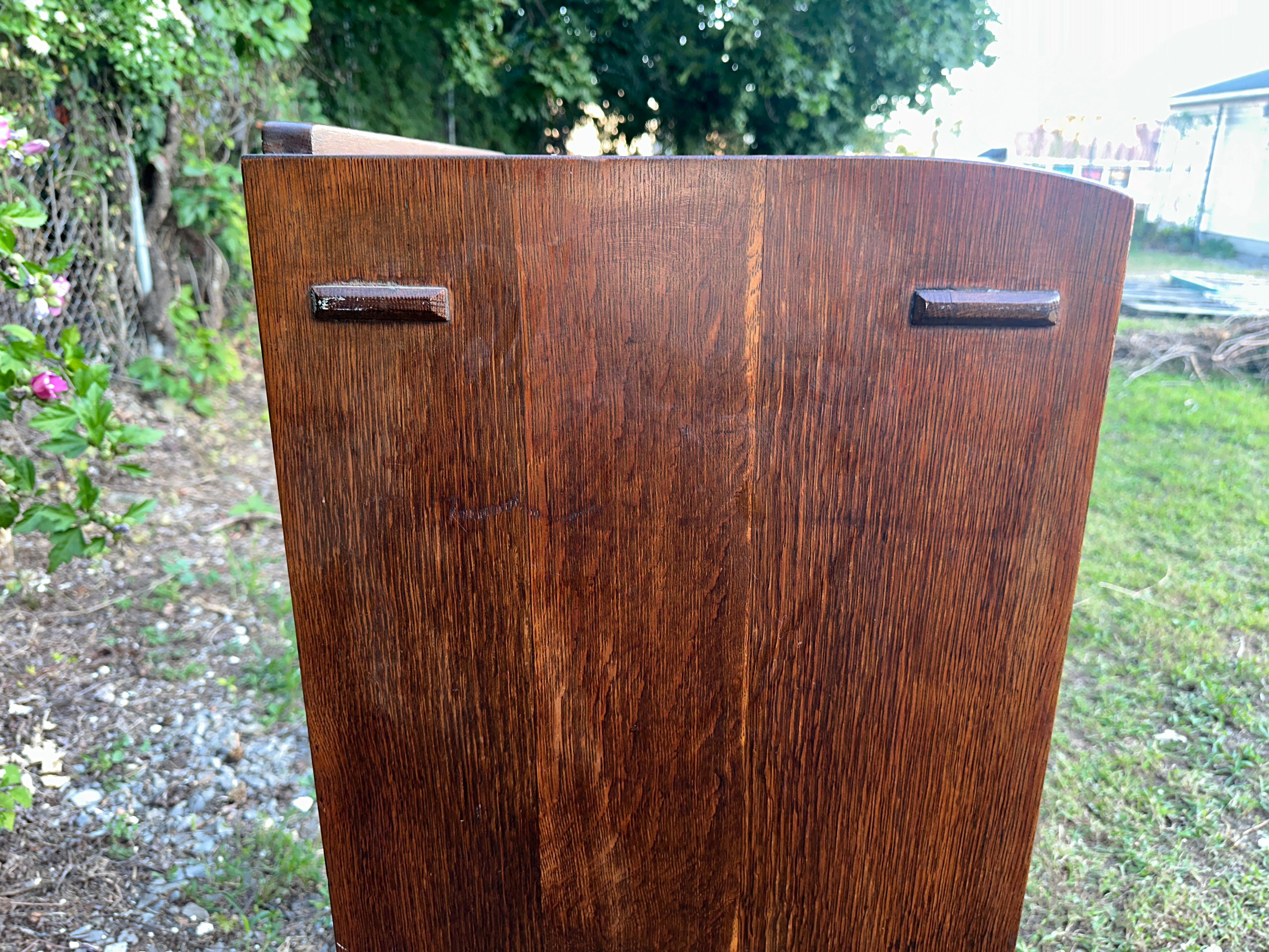 Antique Signed Gustav Stickley One-Door music  Cabinet - W8028  20%  SALE off For Sale 10