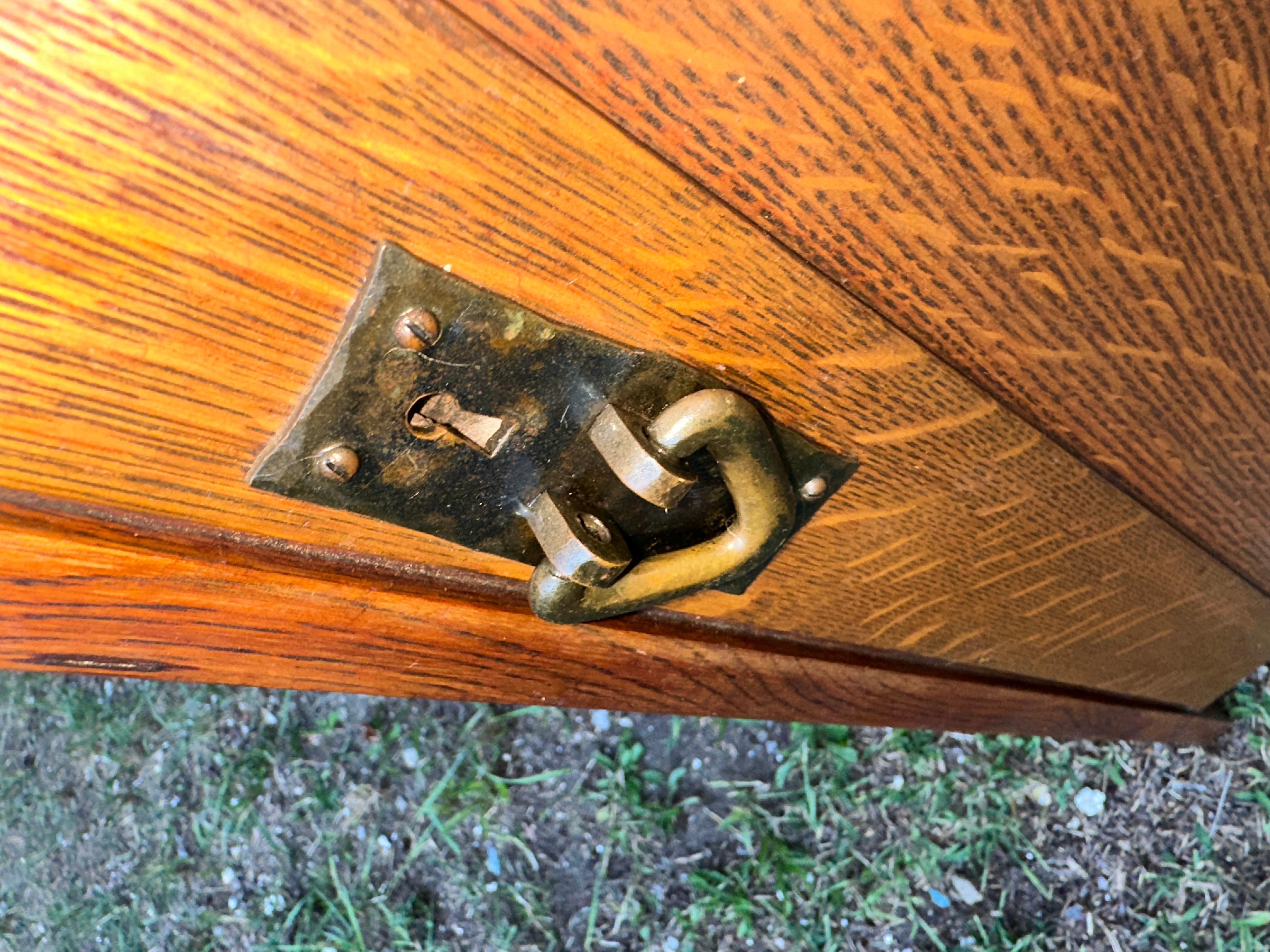Antique Signed Gustav Stickley One-Door music  Cabinet - W8028  20%  SALE off For Sale 12