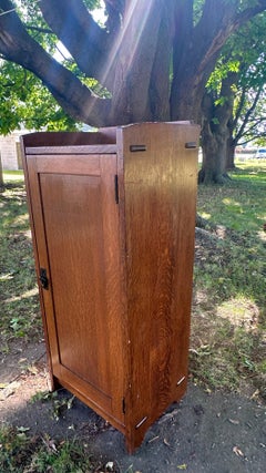 Antique Signed Gustav Stickley One-Door music  Cabinet - W8028  20%  SALE off