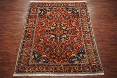 Antique Signed Persian Bakhtiari Heriz, circa 1920