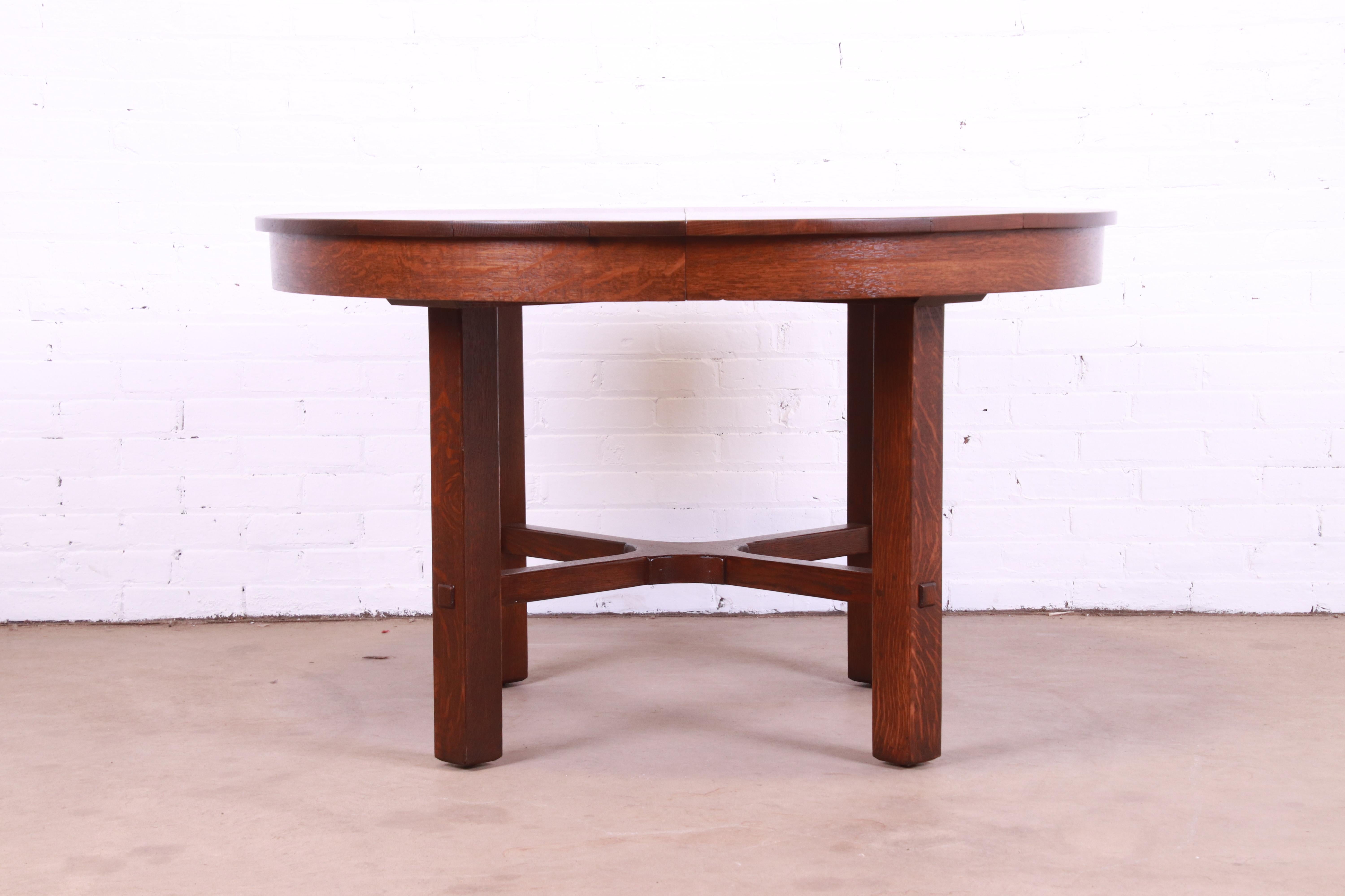 antique stickley dining table