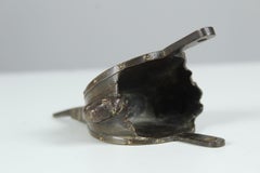 Antique Signed Utensil Holder, Bellow With Mouse, "Mabotte", France, 1880s