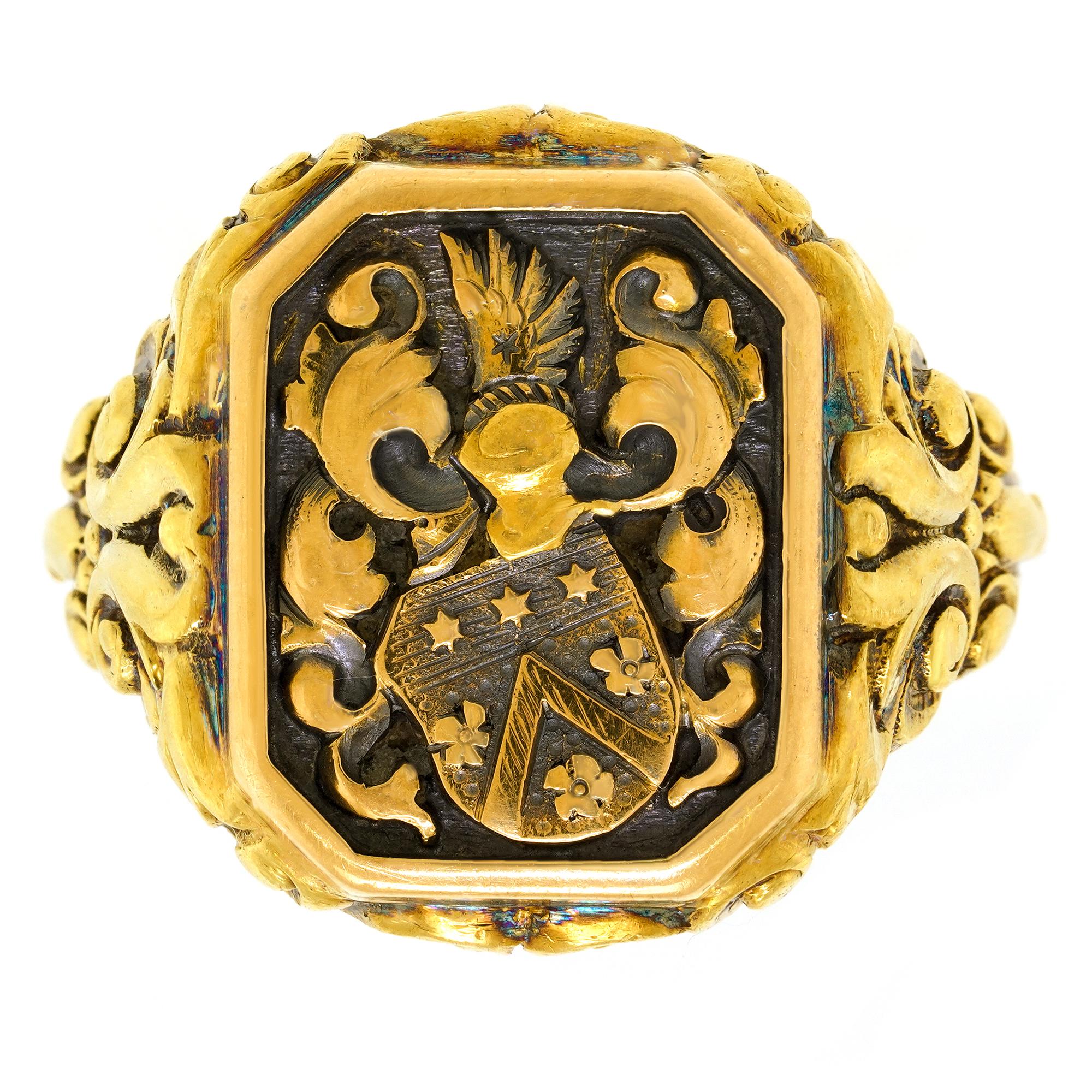 Antique Signet Ring - image 3