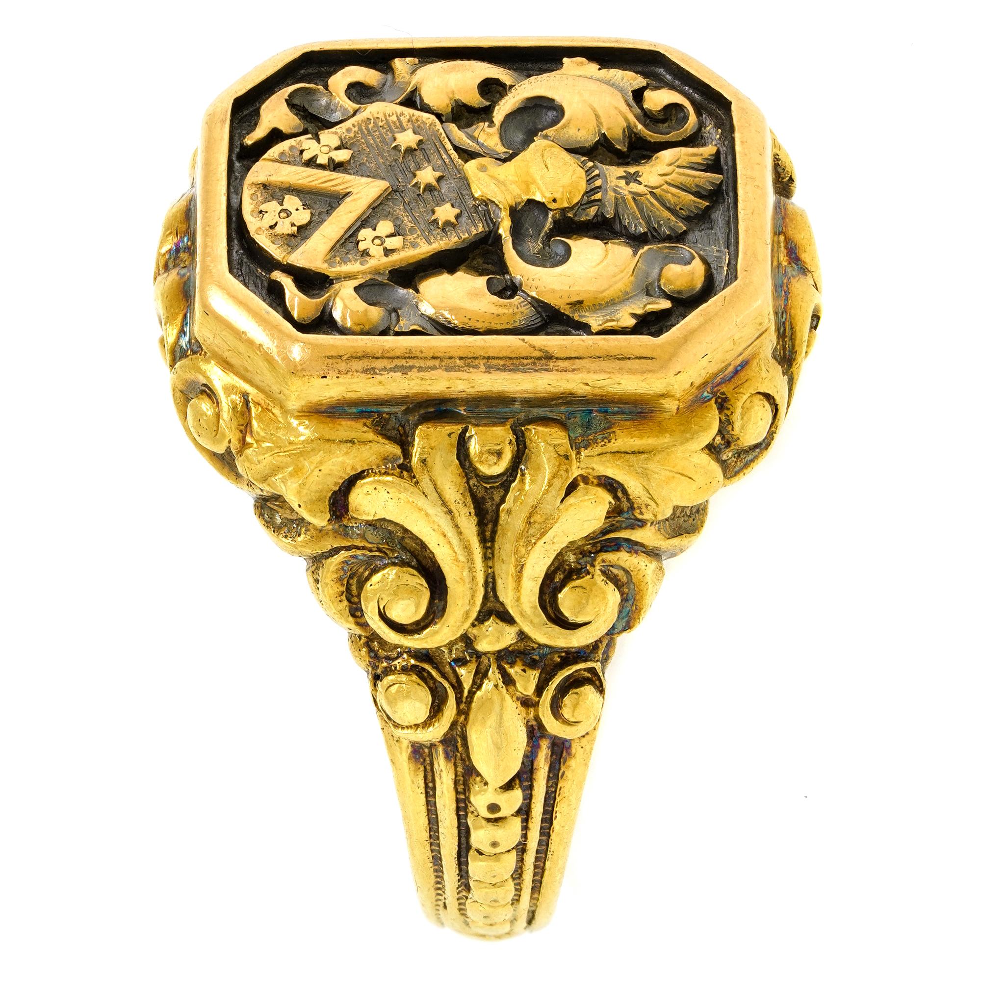 Antique Signet Ring - image 9