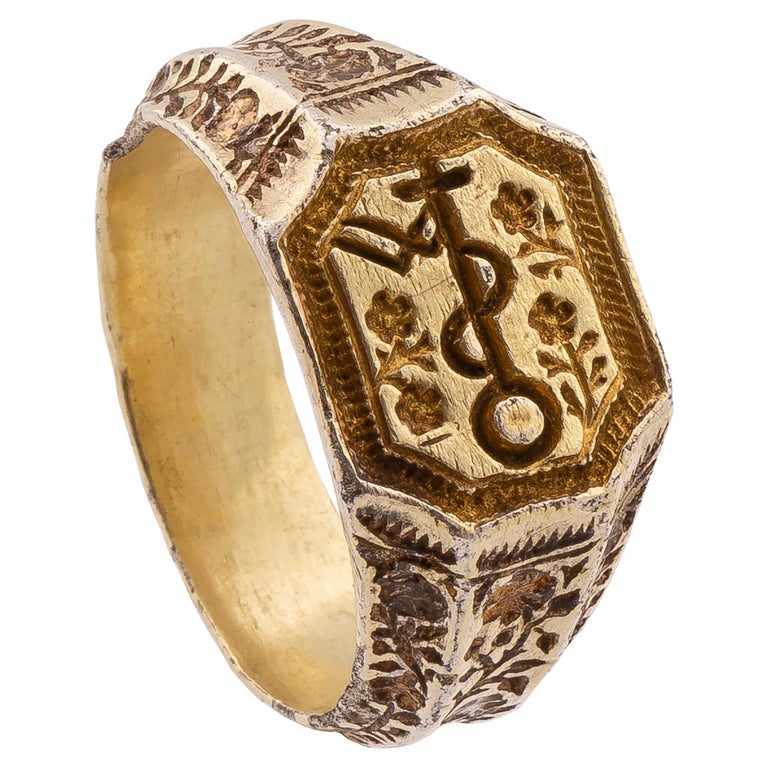 Antique Signet Ring For Sale at 1stDibs | signet ring antique, vintage  signet ring, old signet ring