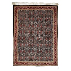 Tappeto antico in seta Hereke