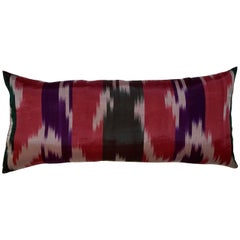 Antique Silk Ikat Pillow