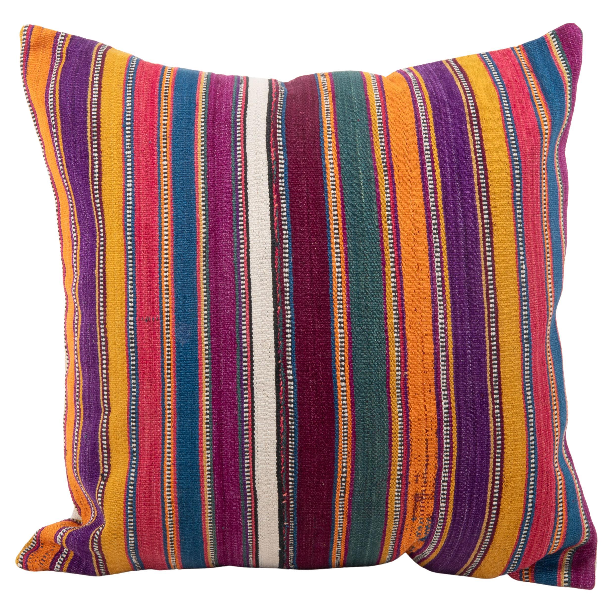 Antique Silk Jajim Pillowcase, Azerbaijan