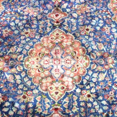 Antique Silk Kashan Rug C1930