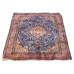Antique Silk Kashan Rug C1930