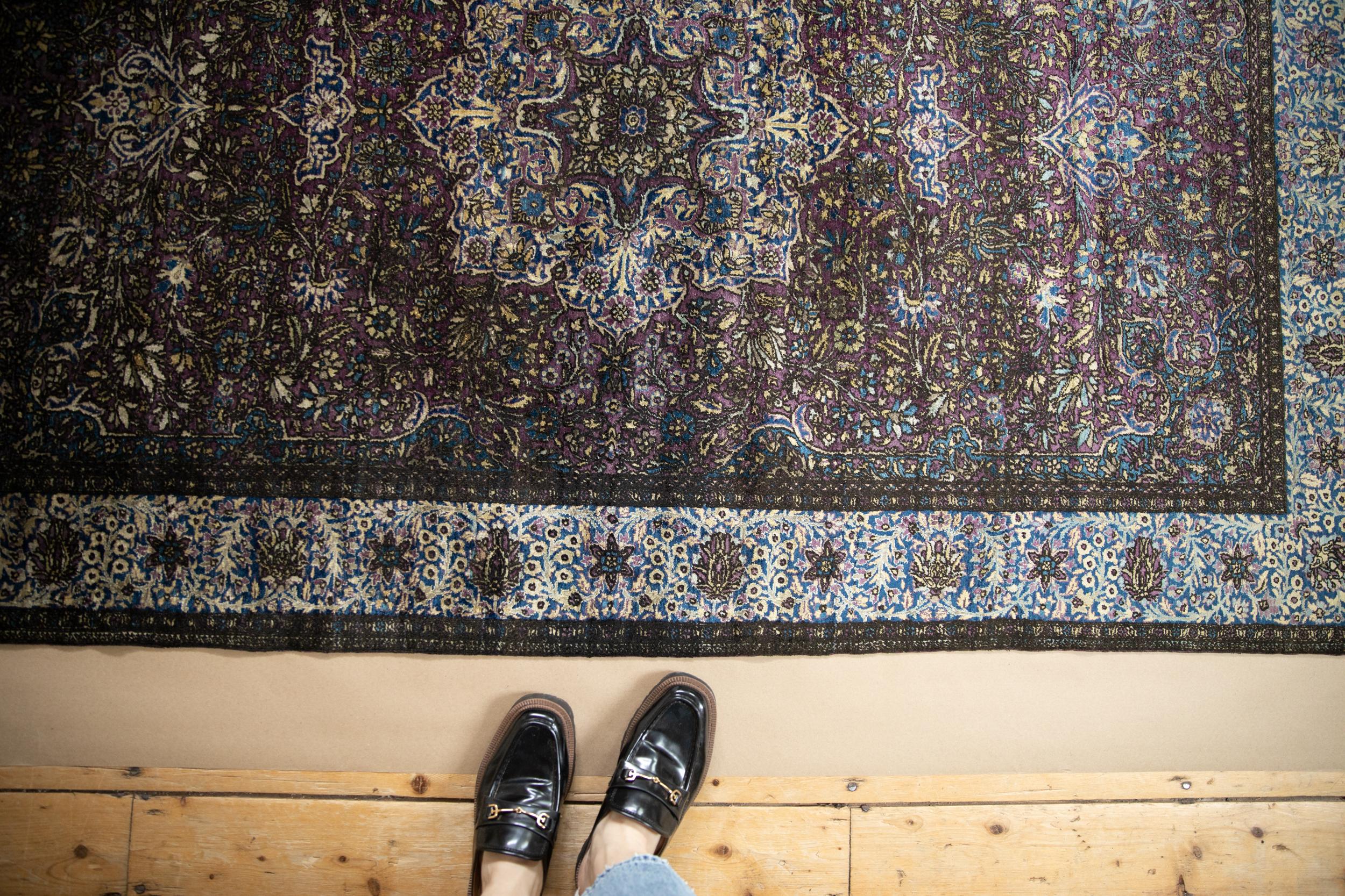 Antiker Kashan-Teppich aus Seide (Kaschan) im Angebot