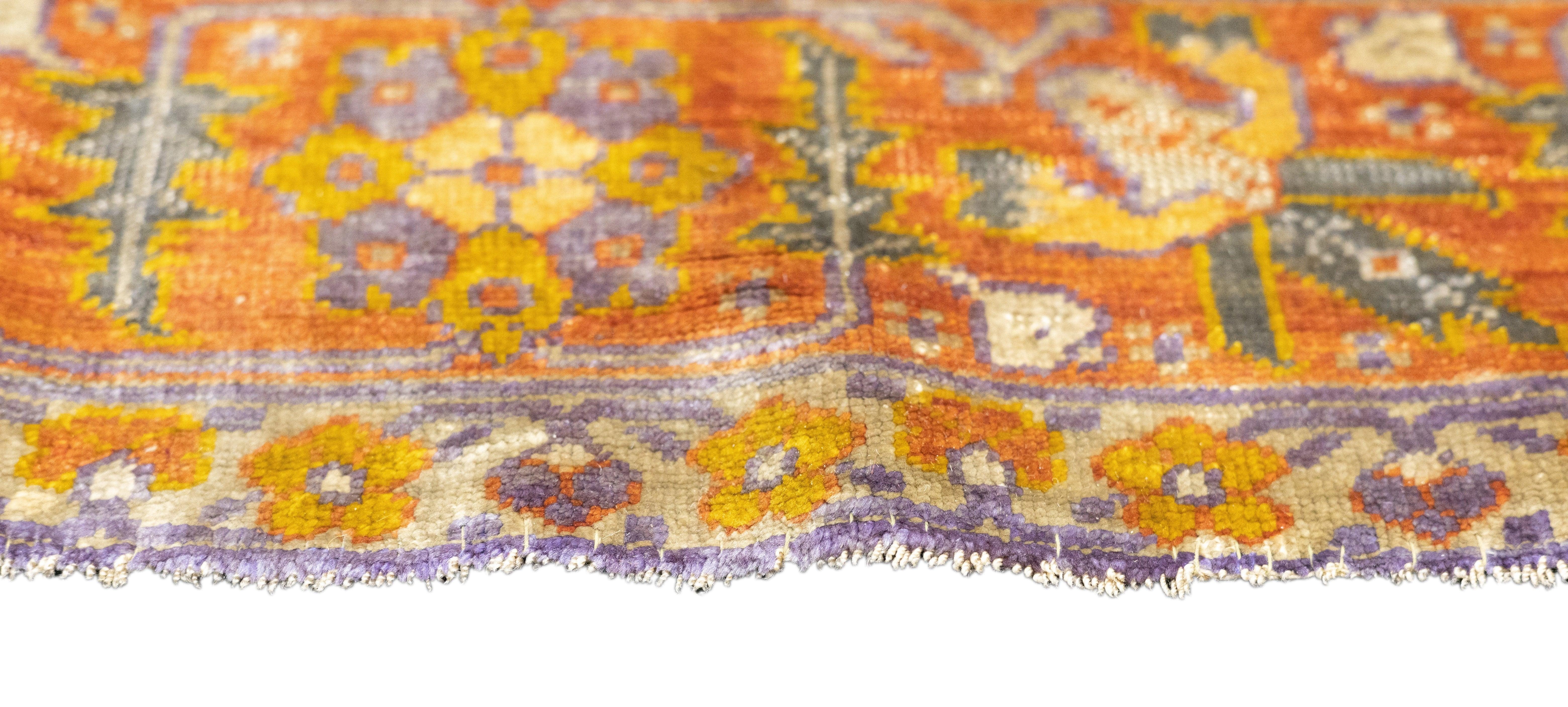 Antiker Sivas-Teppich aus Seide 3'10'' x 5'7'' im Zustand „Gut“ im Angebot in New York, NY