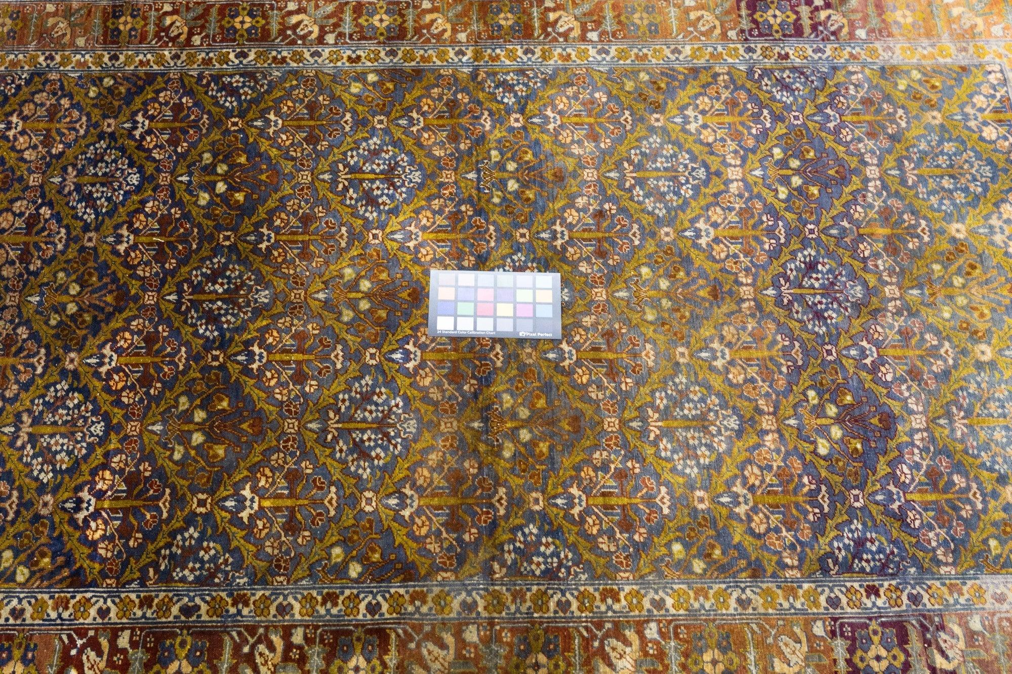 Antiker Sivas-Teppich aus Seide 3'10'' x 5'7'' im Angebot 3