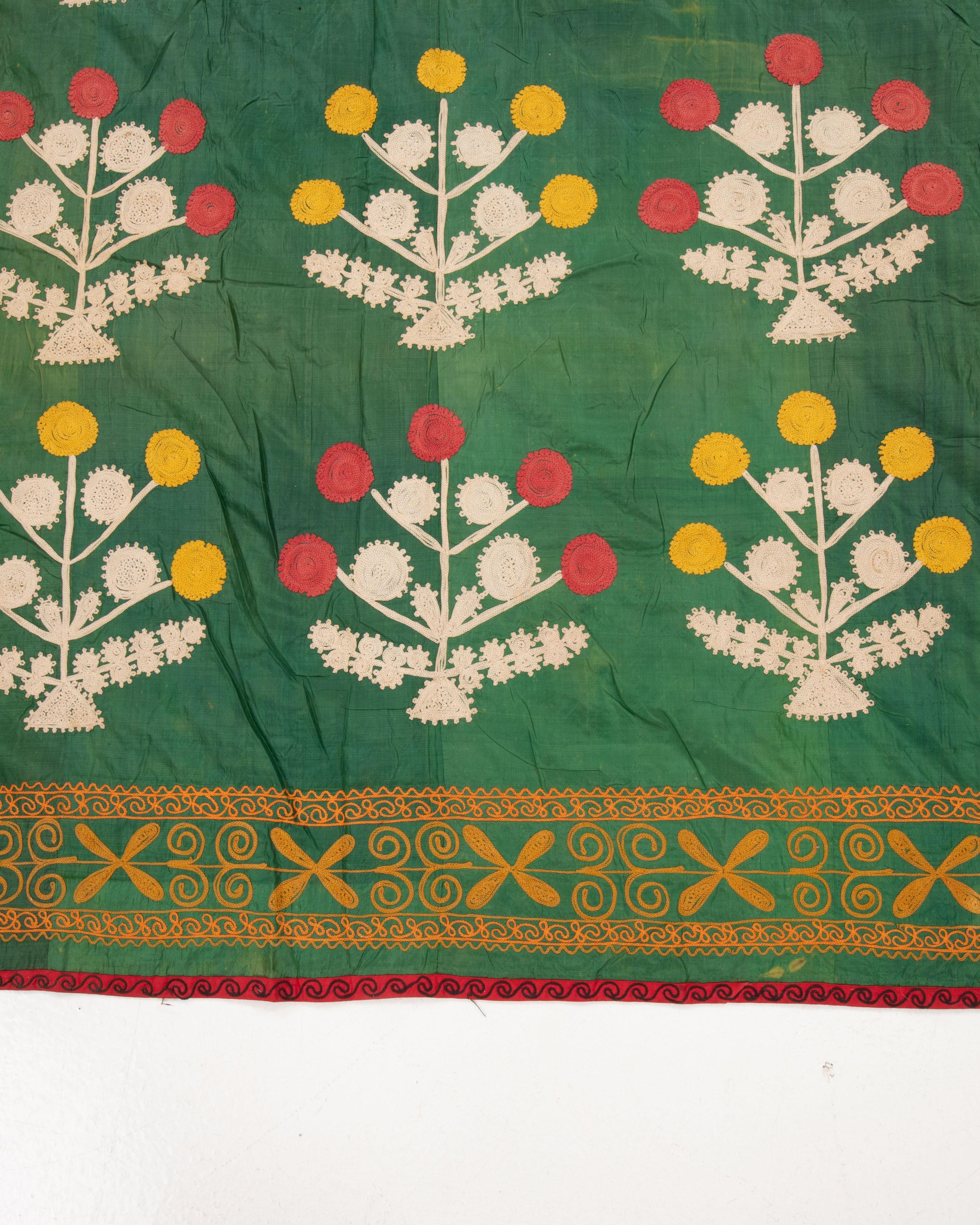 Seda antigua Suzani , Uzbekistán 1900s Uzbeko en venta