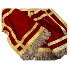 Antique Silk Velvet Altar Frontal