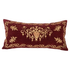 Antique Silk Velvet Ottoman Sarma Pillow Cover, L 19th C.