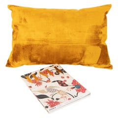 Antique Silk Velvet Pillow Cover, Uzbekistan, Early 20th C