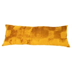 Antique Silk Velvet Pillow Cover, Uzbekistan, Early 20th C