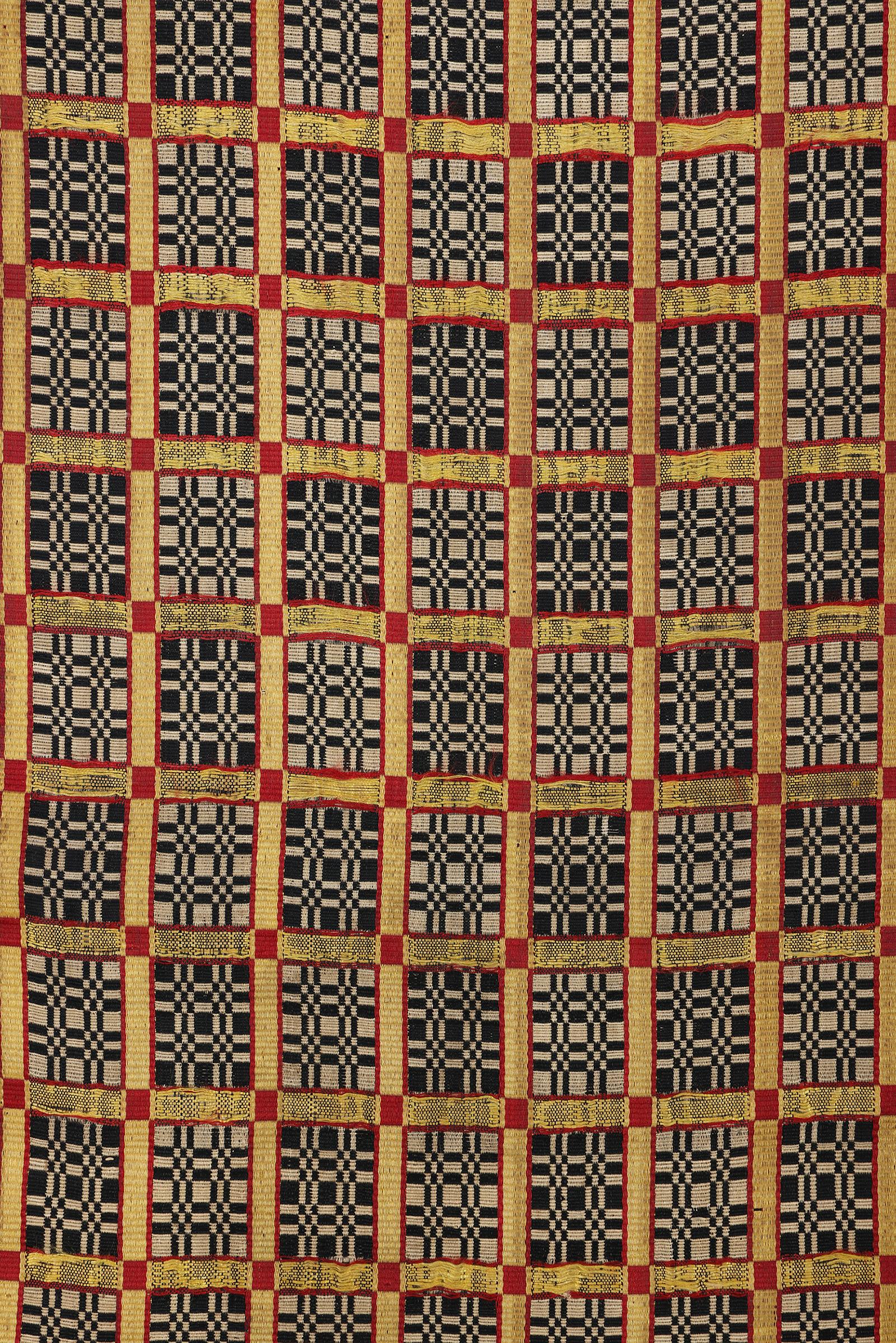 Gewebter Vorhang oder Hängeleuchter aus antiker Seide, Tetouan, Marokko (Marokkanisch) im Angebot