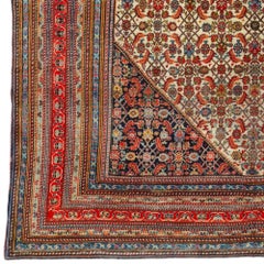 Antique Silkweft Rug - Late 19th Century Area Rug, Natural Dyed
