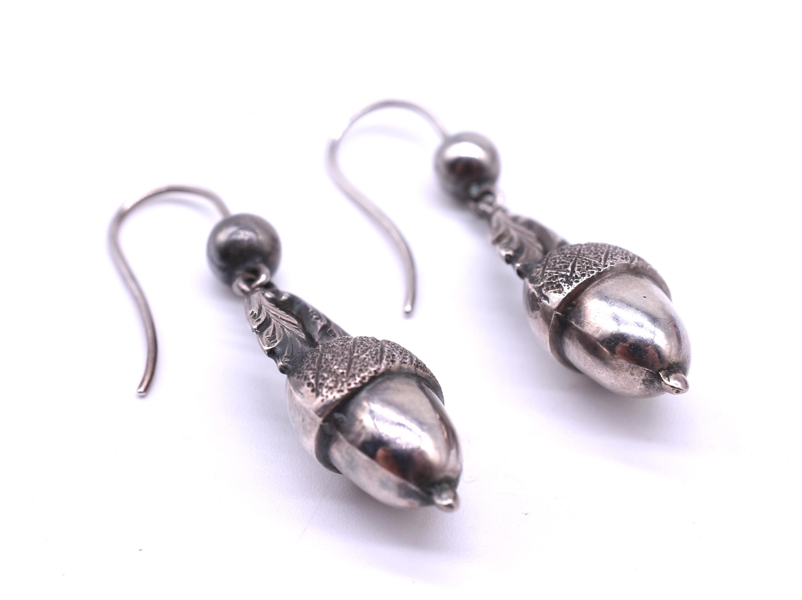 old silver earring