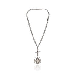 Antique Silver Albert Chain (Pocket Watch Chain), Chester 1907