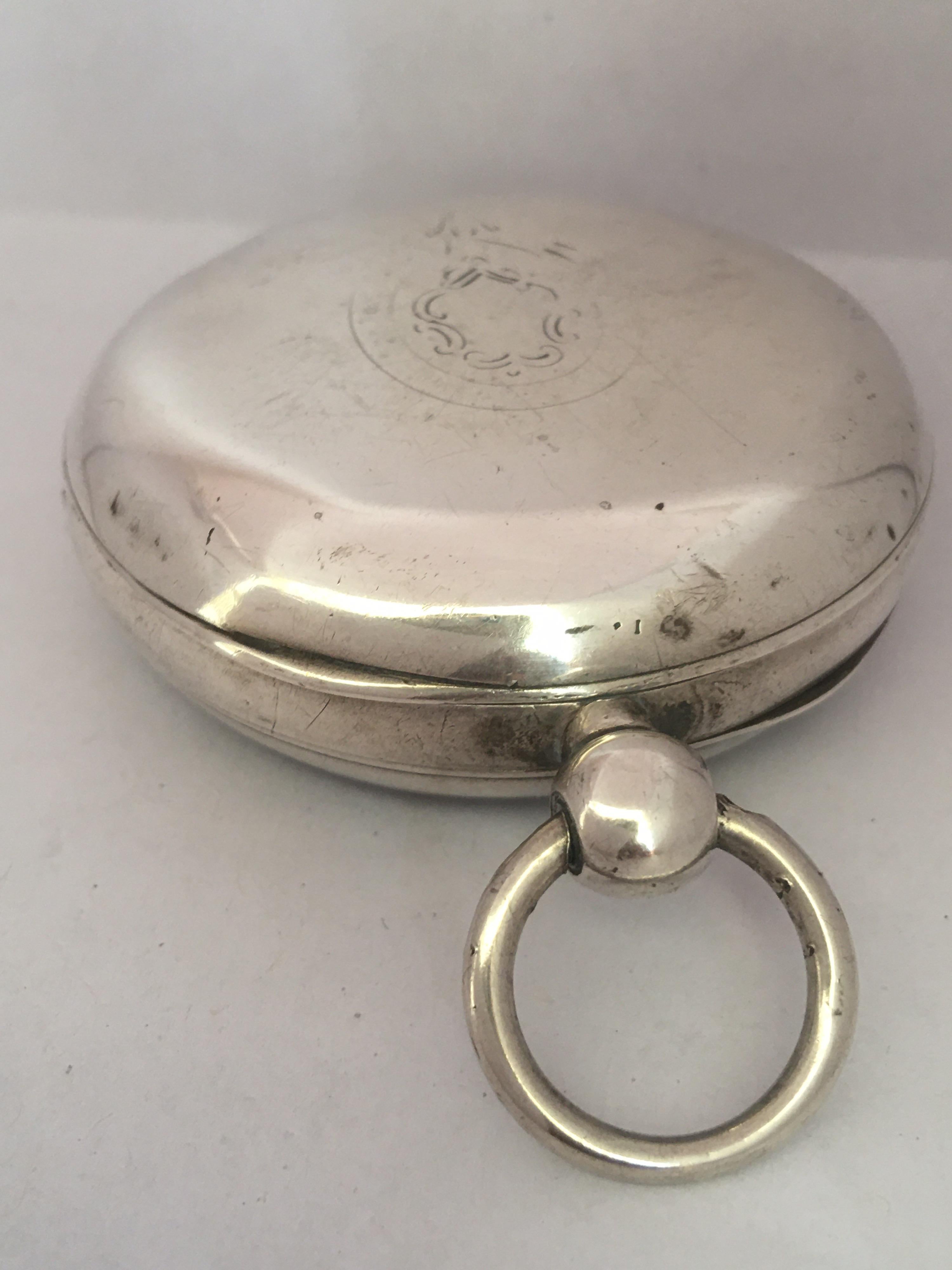 waltham silver pocket watch