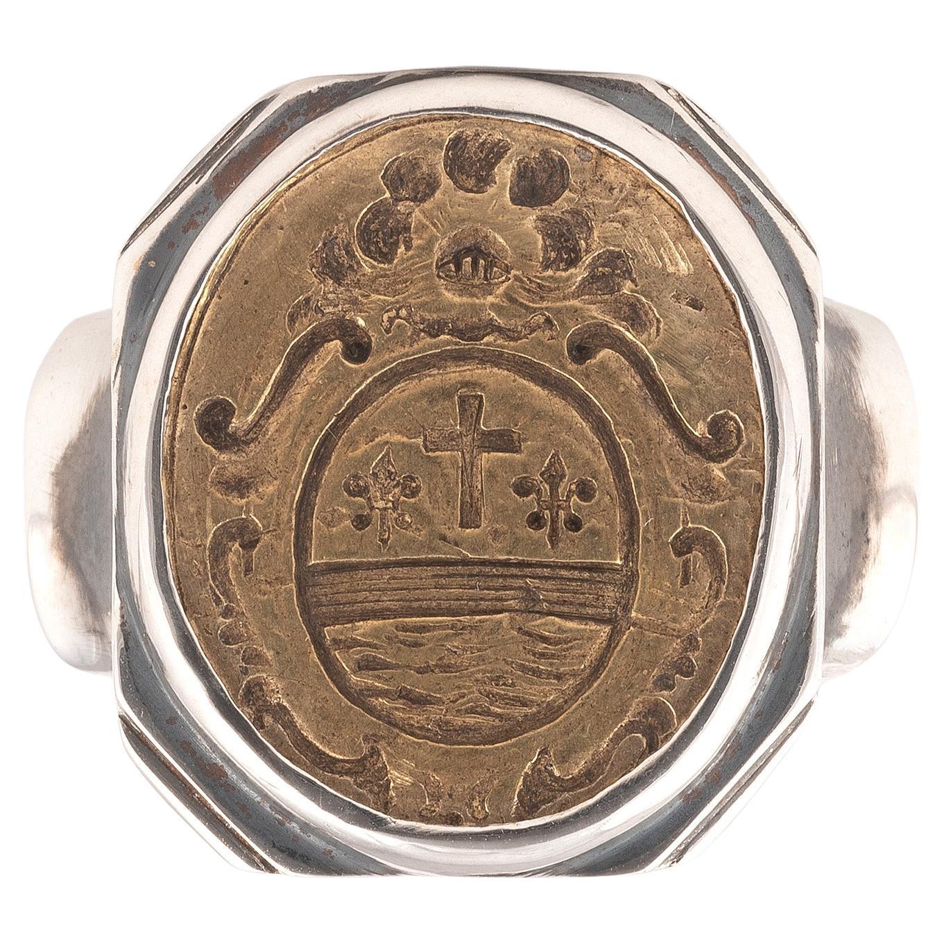 silver aggie ring