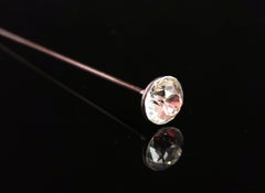 Antique silver and paste hat pin, 1910s, Charles Horner