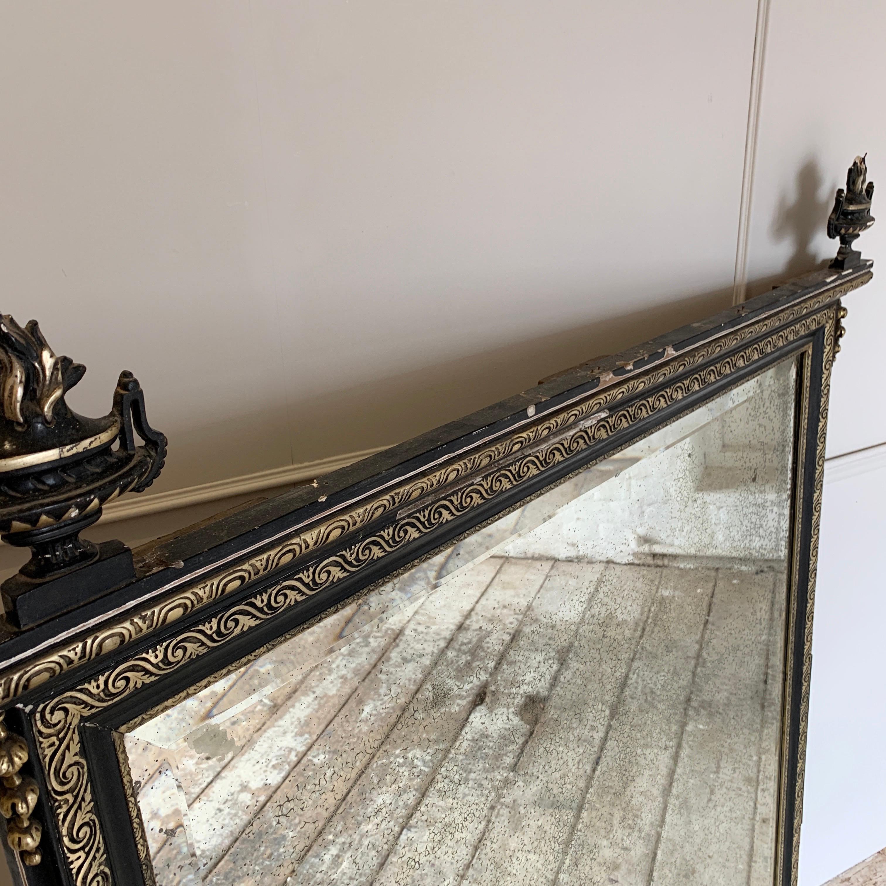 silver back mirror