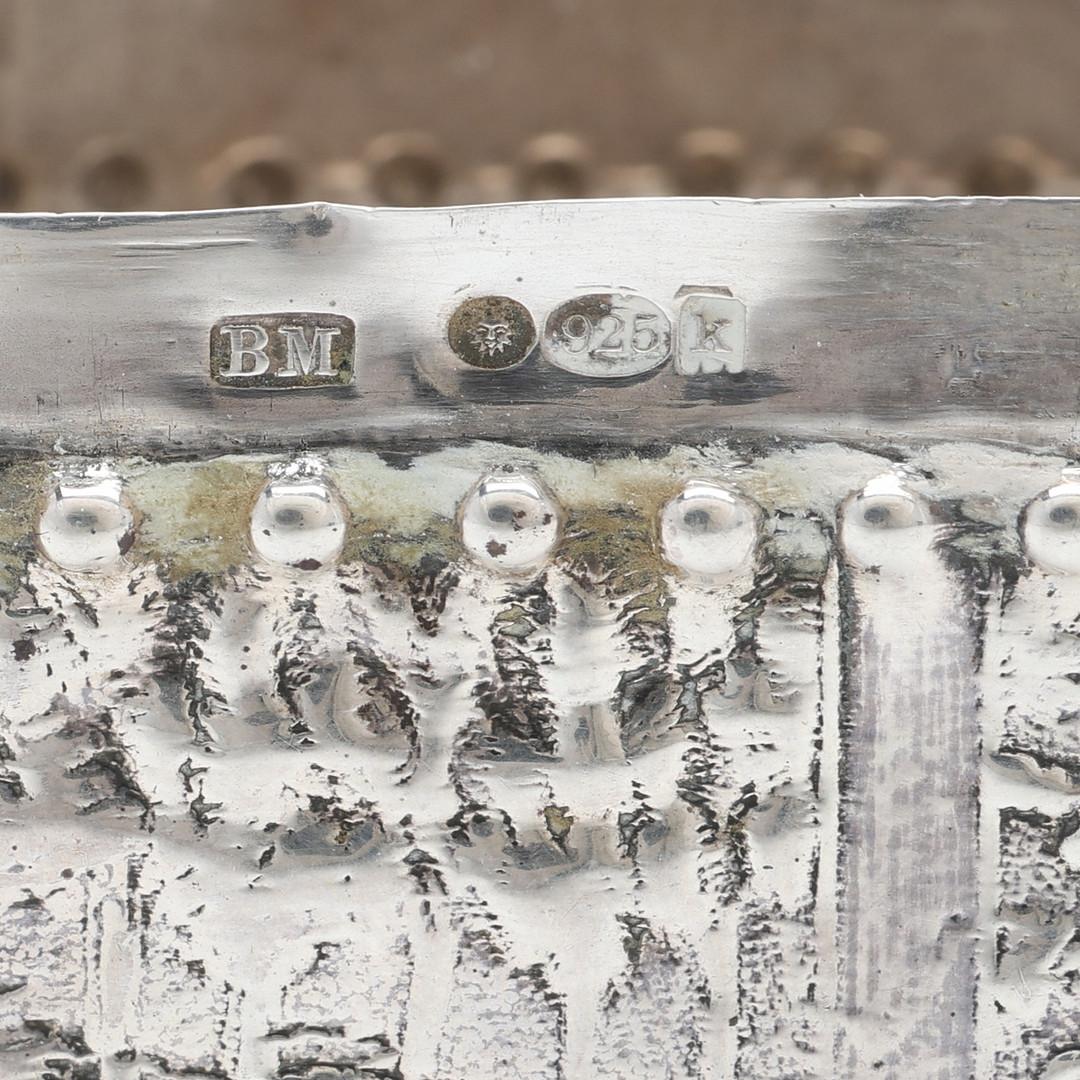 Art Deco Antique Silver BOX Decorative Box, Sterling Silver Jewllery Box Home Decor For Sale