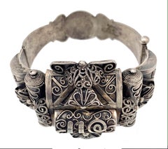 Antique Silver Bracelet North Africa Maghreb Algeria Silver
