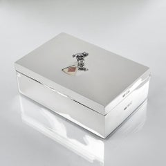 Antique Silver Bridge Cardbox