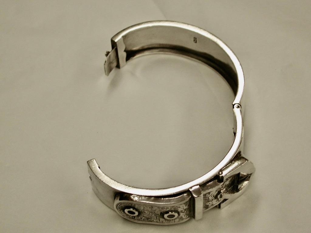 silver buckle bracelet