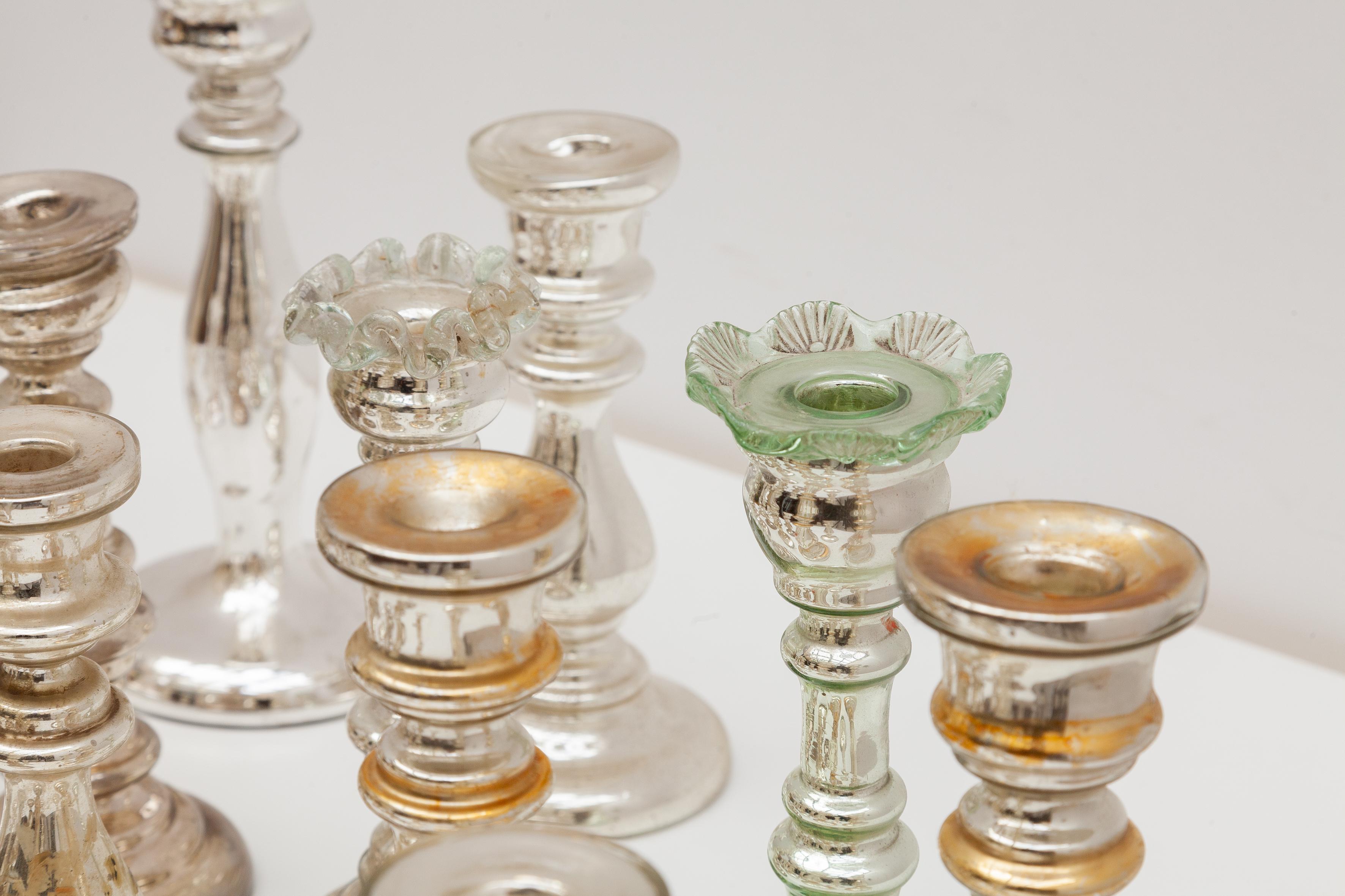 Antico set di candelabri d'argento da 20 pezzi ' Farmer Silver', XIX secolo In condizioni buone in vendita a Antwerp, BE