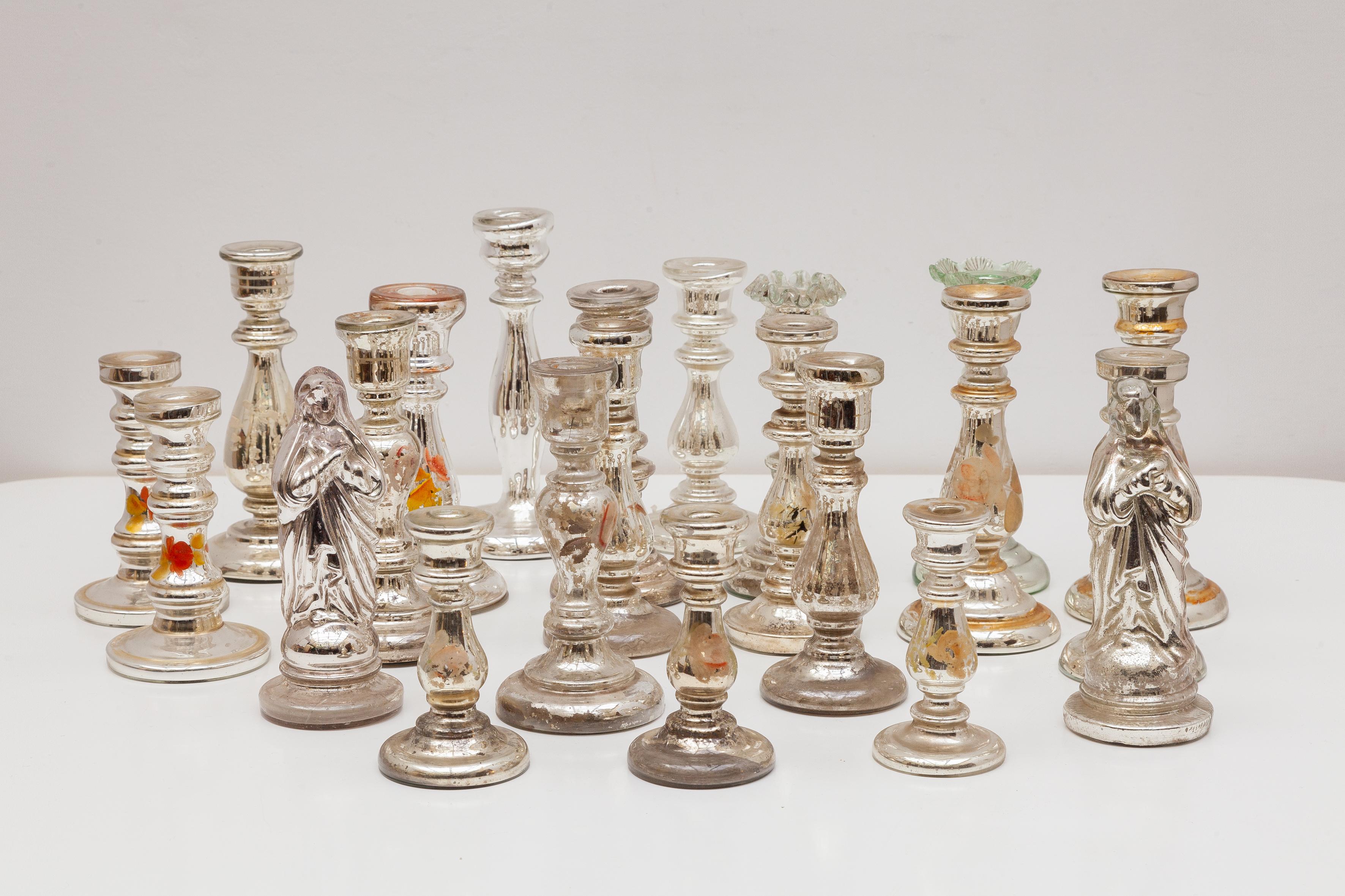 Antico set di candelabri d'argento da 20 pezzi ' Farmer Silver', XIX secolo in vendita 1